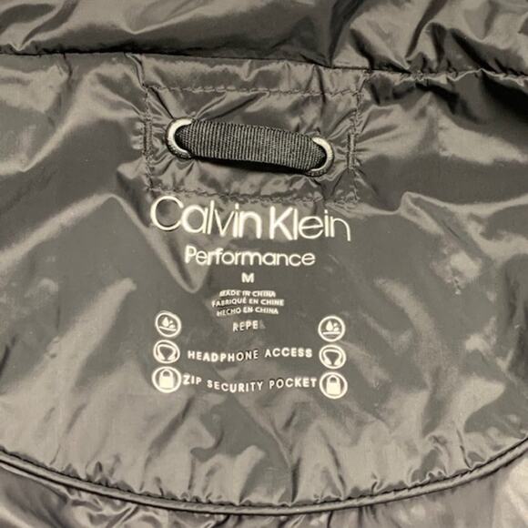 NEW Calvin Klein Black Repel Quilt Jacket | M - Picture 5 of 7